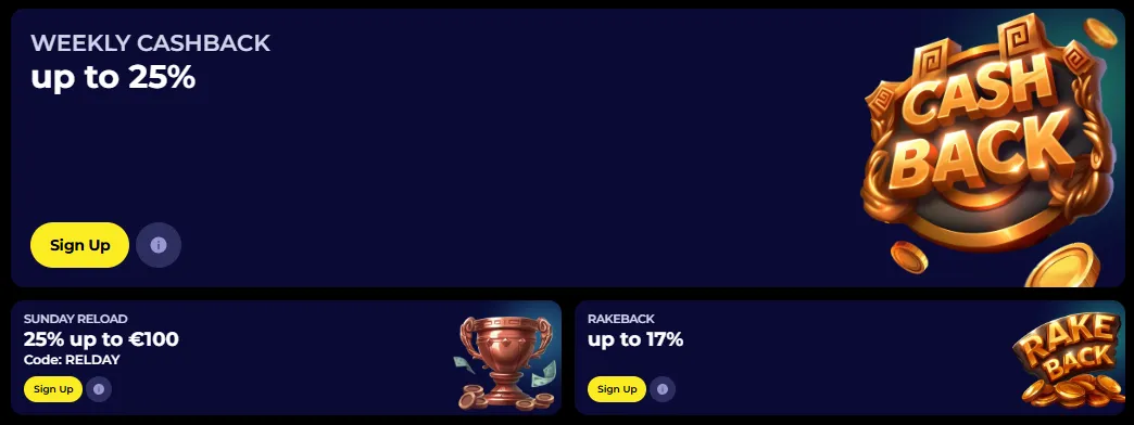 nyxbets casino reload