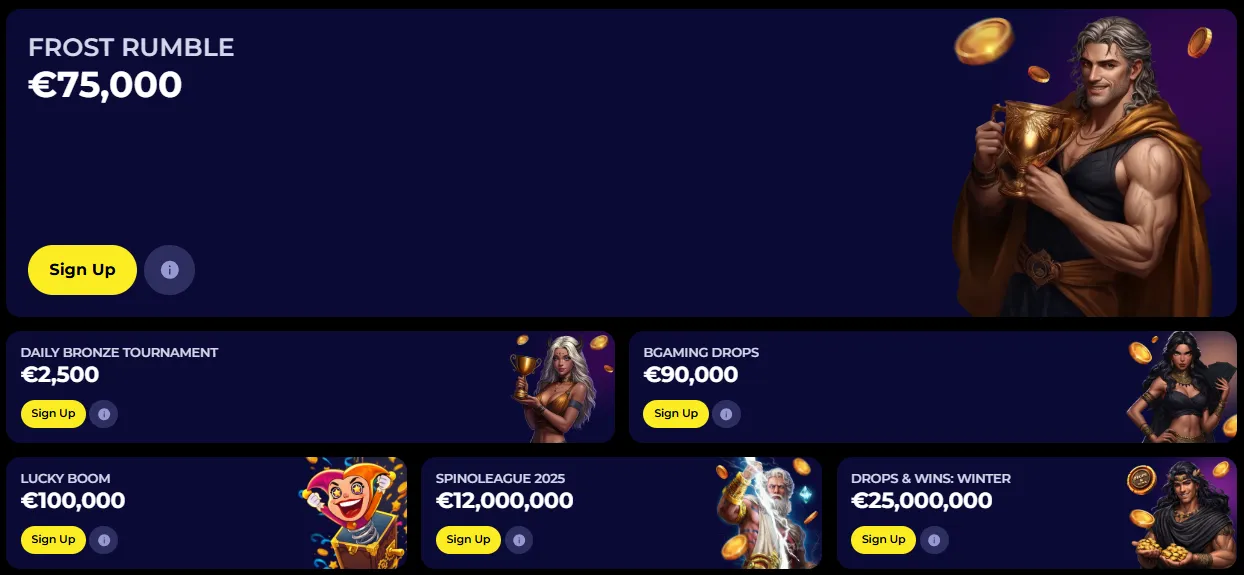 nyxbets casino tournaments